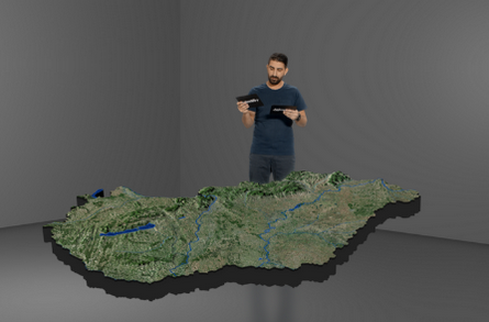 Aximmetry's Meteo plugin forecast example 21